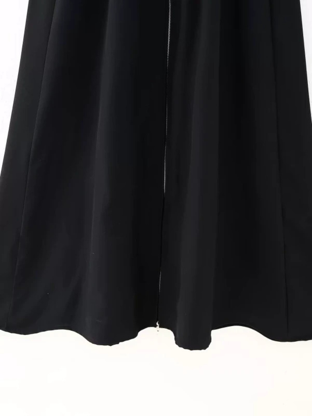 ZARA Collar Zipper Trim Dress
